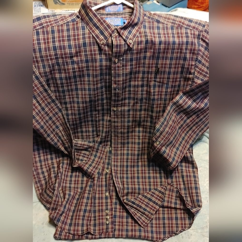 Pendleton Button Down Long Sleeve Wool Blend Shirt - image 2